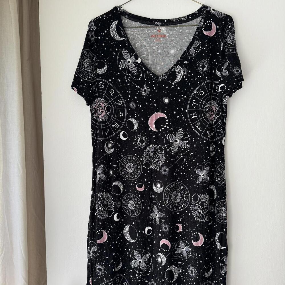 Gothic astrology tarot women's pajamas nightgown PJs dress, pajama brand new S